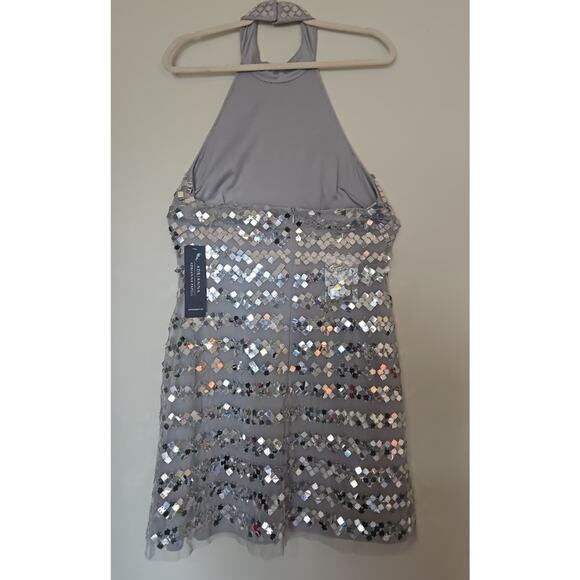 Adrianna by Adrianna Papell Women’s Beaded Halter Swing Dress – Size 12 - Picture 3 of 6